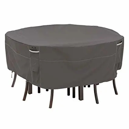 Housse de table ronde Housse de protection extérieure Housse anti-UV